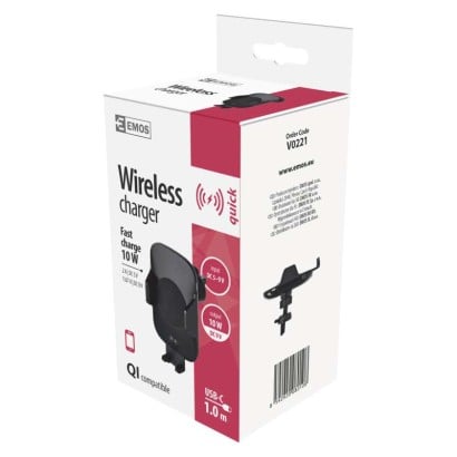 Bezdrátový USB adaptér QUICK do auta 1,2A (10W) max.