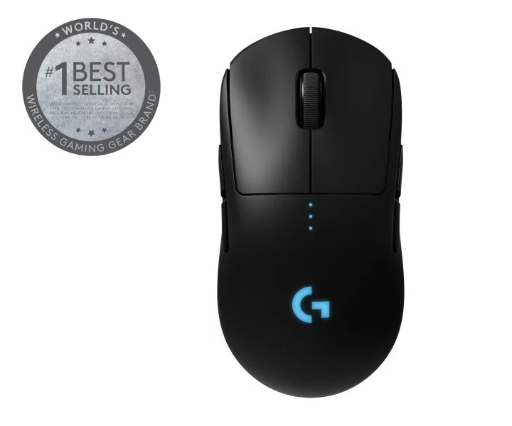 Bezdrôtová herná myš Logitech G Pro, čierna