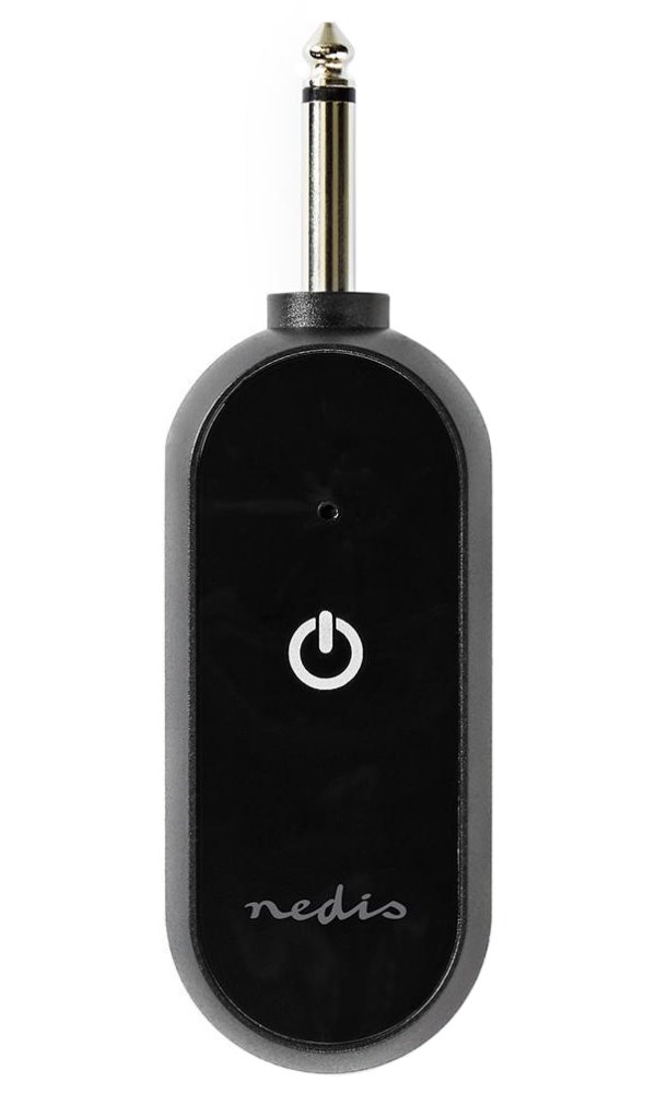 Bezdrôtová mikrofónna súprava NEDIS/ kardioida/ 1000 Ohm/ -95 dB/ ovládanie hlasitosti/ čierna