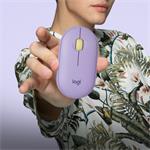 Bezdrôtová myš Logitech Pebble M350 Lavender Lemonade