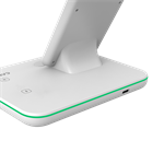 Bezdrôtová nabíjačka CANYON WS-303W,3v1,9V/2A,12V/2A,15/10/7,5/5W výstup, USB-C > USB-A, vrátane. AC adaptér, biela