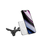 Bezdrôtová nabíjačka do auta Epico Qi2 Ultrathin kompatibilná s MagSafe - strieborná/biela
