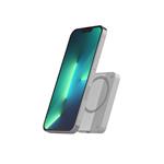 Bezdrôtová powerbanka Epico 4200 mAh kompatibilná s MagSafe - svetlo šedá