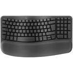 Bezdrôtové klávesy Logitech Wave Keys CZ/SK, čierne