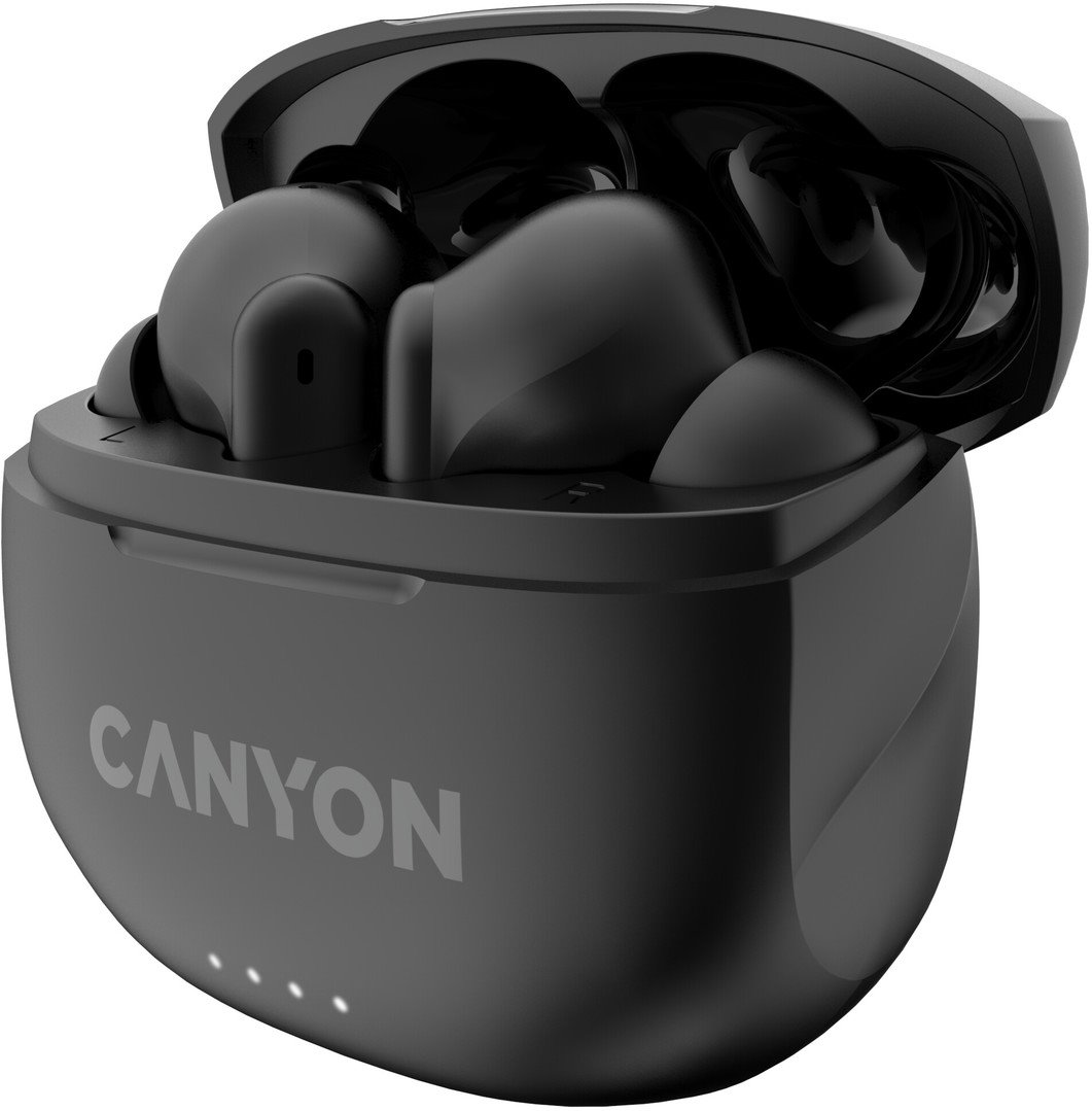 Bezdrôtové slúchadlá CANYON TWS8B Bluetooth s mikrofónom, čierne