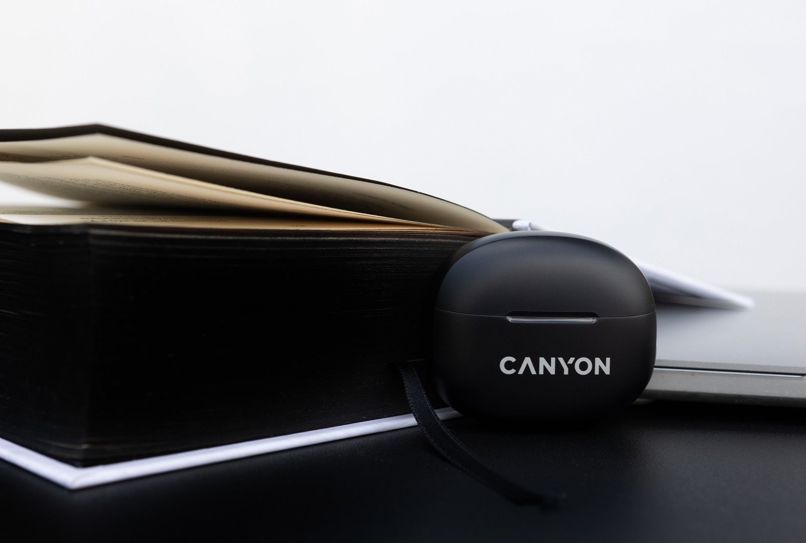 Bezdrôtové slúchadlá CANYON TWS8B Bluetooth s mikrofónom, čierne