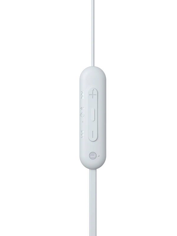 Bezdrôtové slúchadlá Sony WI-C100, biele