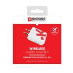 Bezdrôtový audio adaptér SKROSS, vysielač 2 v 1, Bluetooth, 3,5 mm mini jack