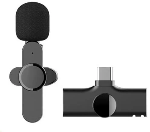 Bezdrôtový mikrofón Viking s klipom M360, konektor USB-C
