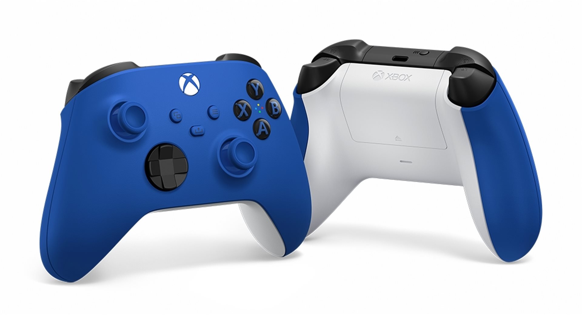 Bezdrôtový ovládač Microsoft Xbox - modrý (QAU-00002)