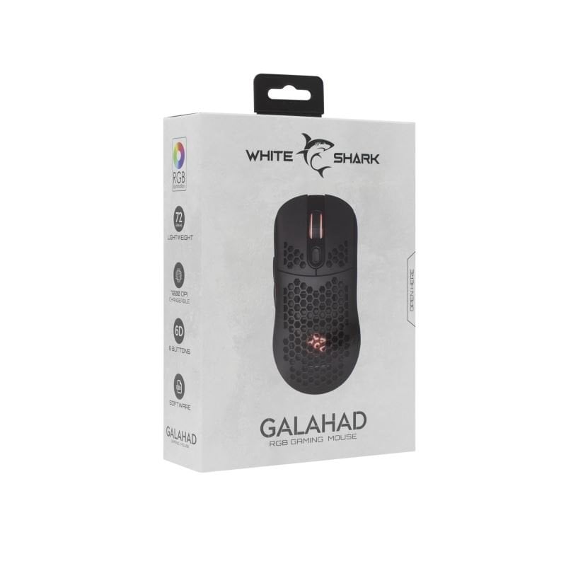 Biely žralok GALAHAD, čierny