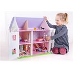 Bigjigs Toys Ružový domček pre bábiky JT101