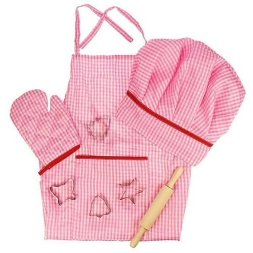 Bigjigs Toys Ružový set šéfkuchárky BJ609