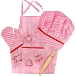 Bigjigs Toys Růžový set šéfkuchařky