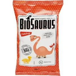 Biosaurus Kukuřičné křupky kečup 50 g 