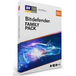 Bitdefender Family pack pro 15 zařízení na 1 rok BOX FP01ZZCSN1215LEN_BOX BONUS! Dárek: VIVAX SET-TOP BOX DVB-T2 zdarma! - Software