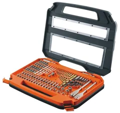 Black&Decker A7153 Nářadí sada, 75-dílná sada vrtáků a šroubovacích nástavců