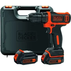 Black&Decker BDCDD12KB, 2x aku, kufr