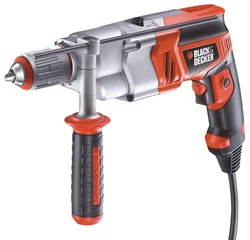 Black&Decker KR910K Vrtačka příklepová Set, 910W, 3000 ot/min, zpětný chod + Stůl pracovní Black&Decker WM301