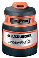 Black&Decker LZR4 laser kříový, 9V, přesnost 0.06°, samočinné srovnávání, délka paprsku 360°/ 120°