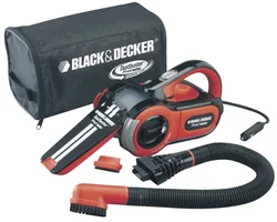 Black&Decker PAV1205 Vysavač do auta Set, autoadaptér 12V, 10 poloh pivotu + Vysavač Black&Decker NW3660N Aku
