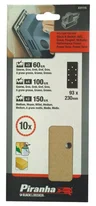 Black&Decker X31115 Brusné papíry, sada, 10-dílná, 230 mm x 93 mm