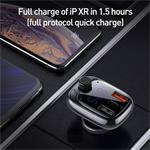 Bluetooth FM Transmiter Baseus S13 T-shaped černý