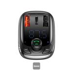 Bluetooth FM vysielač Baseus S13 v tvare T čierny