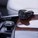 Bluetooth MP3 FM Transmiter Baseus s nabíjením 2xUSB 3.4A černý
