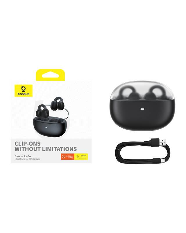 Bluetooth sluchátka Baseus AirGo 1 TWS černá