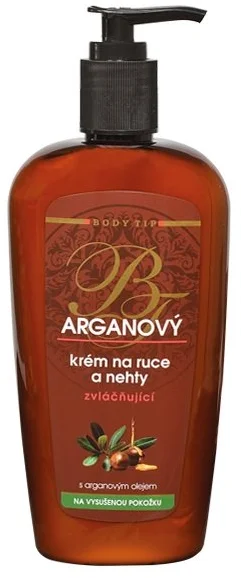 Body Tip Krém na ruky a nechty s arganovým olejom 300ml