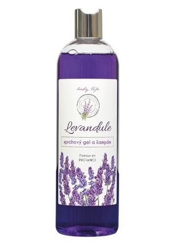 Body Tip PREMIUM Sprchový gel a šampon levandule 500ml