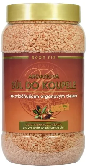 Body Tip Soľ do kúpeľa s arganovým olejom 1200g