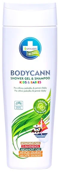 BODYCANN Přírodní šampon a sprchový gel pro dětskou pokožku i vlásky 250ml