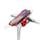 BONE držiak na bicykel pre mobil 4-6.5", Bike Tie Pro Pack - Red BK18121-R