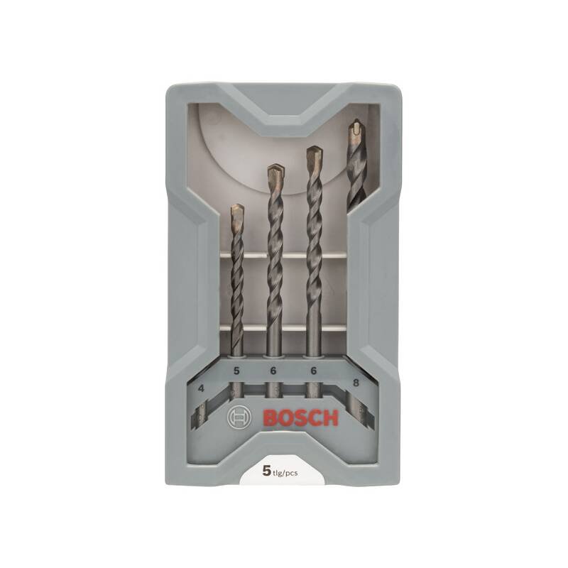 BOSCH 5-dielna sada špirálových vrtákov do betónu CYL-3, 4-8 mm (2.607.017.080)
