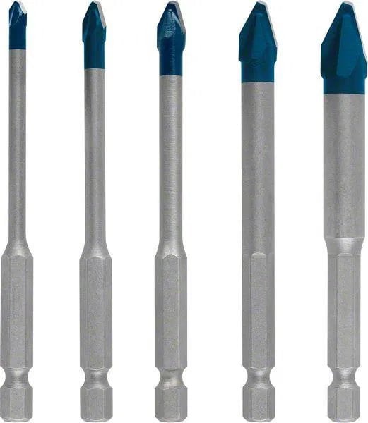 BOSCH 5dílná sada vrtáků do dlažby EXPERT HEX-9 HardCeramic 4/5/6/8/10 mm (2.608.900.597)