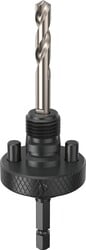 BOSCH Adaptér a strediaci vrták pre dierovač, šesťhranná stopka 1/4" 32-210 × 44 mm (2.608.594.623)