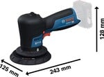 BOSCH AKU leštička bez batérie GPX 12V-125 (0.601.9L4.100)