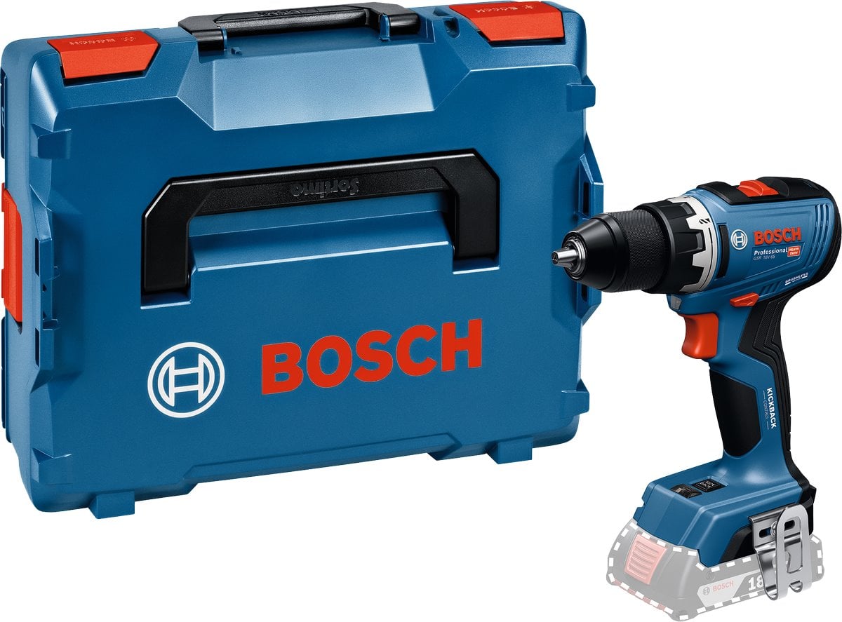 BOSCH Akumulátorový vrtací šroubovák GSR 18V-65 + L-BOXX (0.601.9N3.201)