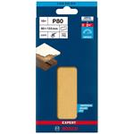 BOSCH Brúsne papiere EXPERT C470 s 8 otvormi pre vibračné brúsky 80 × 133 mm, P80, 10 ks (2.608.900.879)