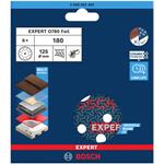 BOSCH Brusný kotouč EXPERT O780 s fólií, 125 mm, G180, 6ks (2.608.902.403)