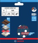 BOSCH Brúsny kotúč EXPERT O780 s fóliou, 125 mm, G120, 6ks (2.608.902.401)