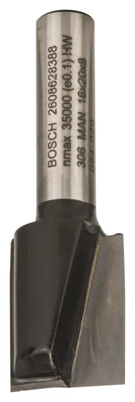 BOSCH Drážkovací fréza, 8 mm, D1 16 mm, L 19,6 mm, G 51 mm (2.608.628.388)