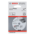 Bosch Expert for Inox 5 ks × 76 × 1 × 10 mm (2.608.601.520)