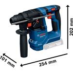 BOSCH GSB + GBH + GWS + 2× GBA 4.0Ah + GAL18V-40 Kombinovaná sada 3 kusů 18V nářadí (0.615.A50.0AG)
