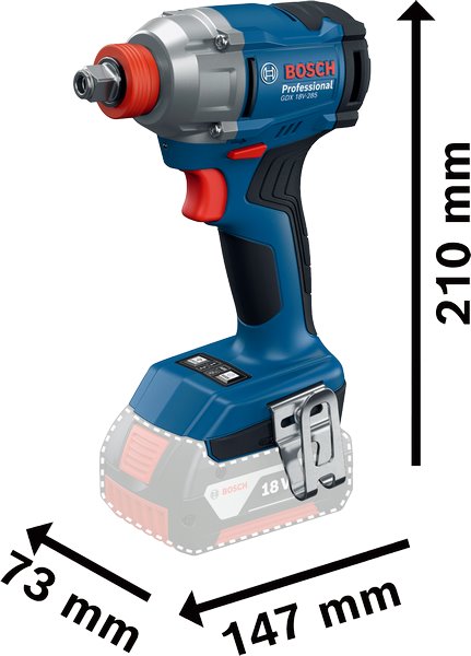 BOSCH Kombinovaná sada GDX 18V-285 + GSB 185-LI + 2× 2,0 AH + GAL 18V-20 + pouzdro (0.601.9N2.124)