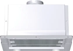 BOSCH odsavač par DHI655F, 47 dB, 60cm, odv.+cirkulace, 3+1 stupně, šedá metalíza
