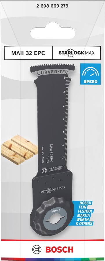 BOSCH Pilový list na dřevo MAII 32 EPC, Starlock, 32 – 80 mm (2.608.669.279)