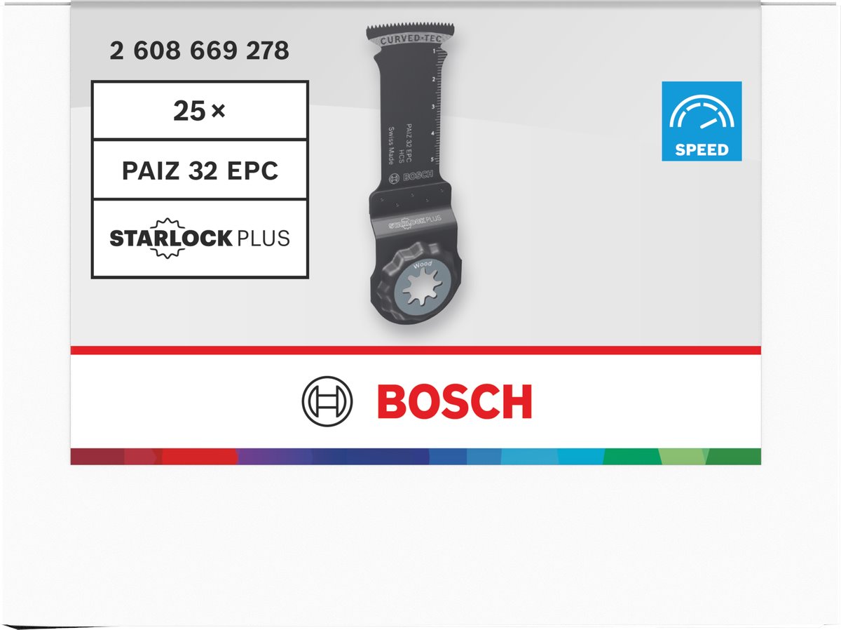 BOSCH Pilový list na dřevo PAIZ 32 EPC, Starlock, 32 – 60 mm (2.608.669.278)